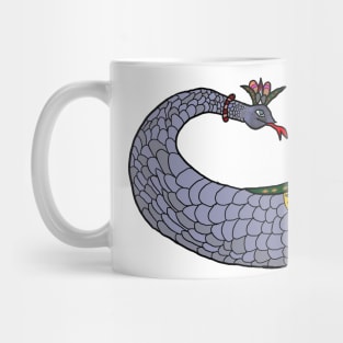 Sahmeran, Queen of the snakes, Anatolian Mythological Creature, Folkloric Creature Design Mug